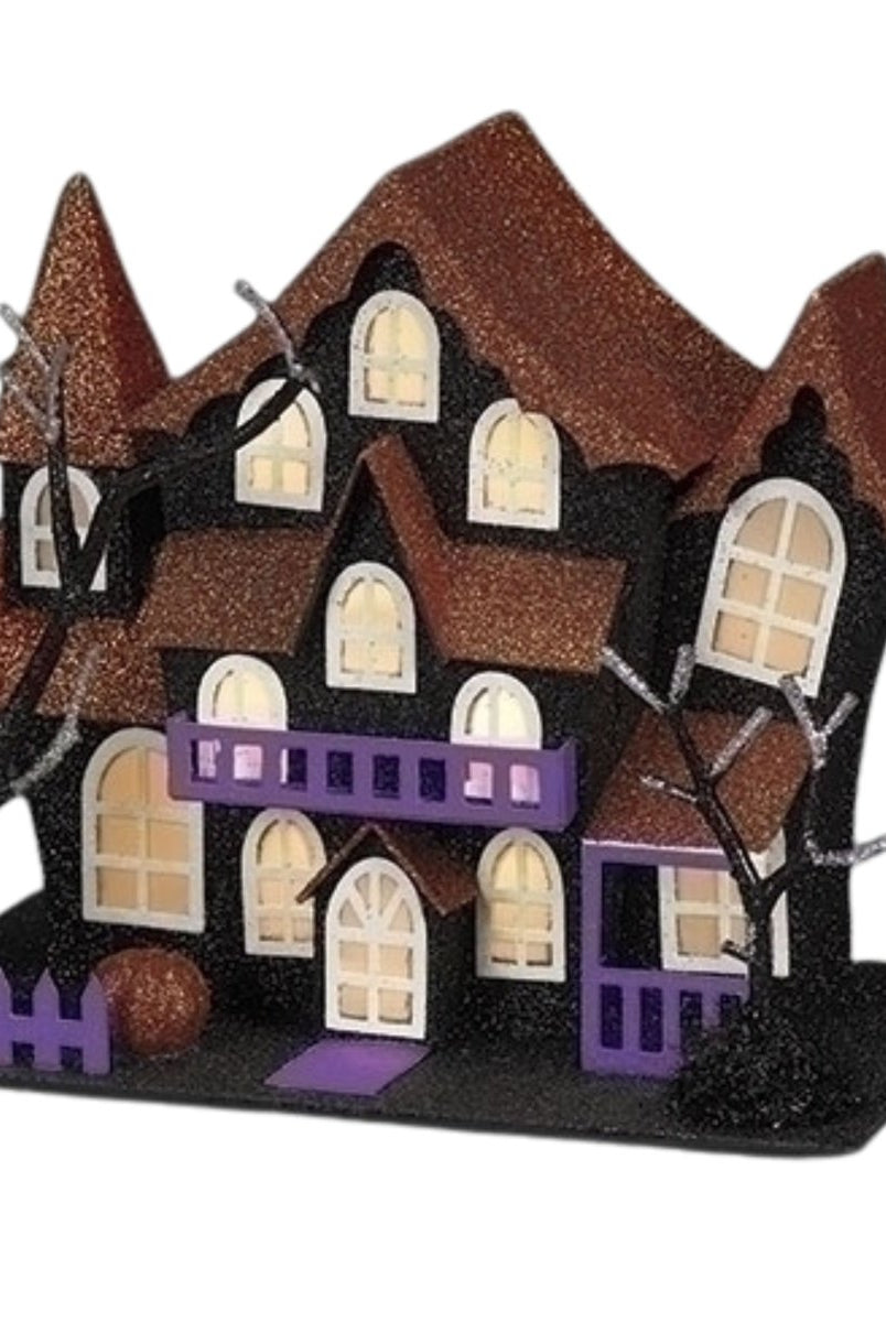 Shop For Halloween Lighted Haunted House: Orange