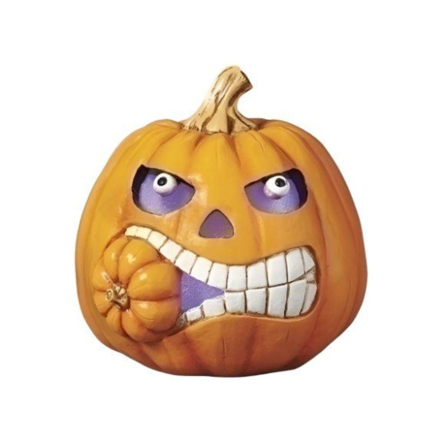 Shop For Halloween Lighted Pumpkin Face at Michelle's aDOORable Creations
