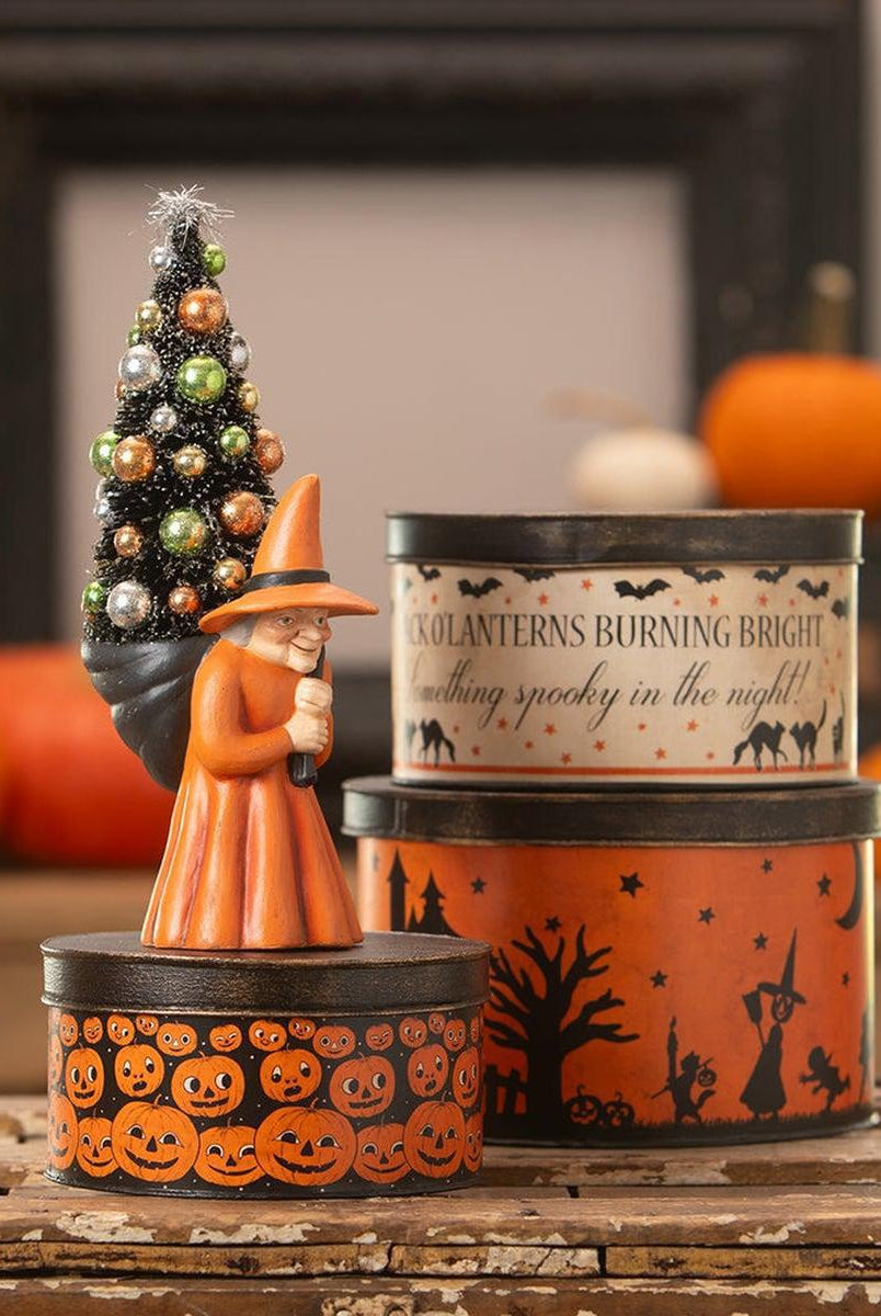 Shop For Halloween Vintage Tins Set/3