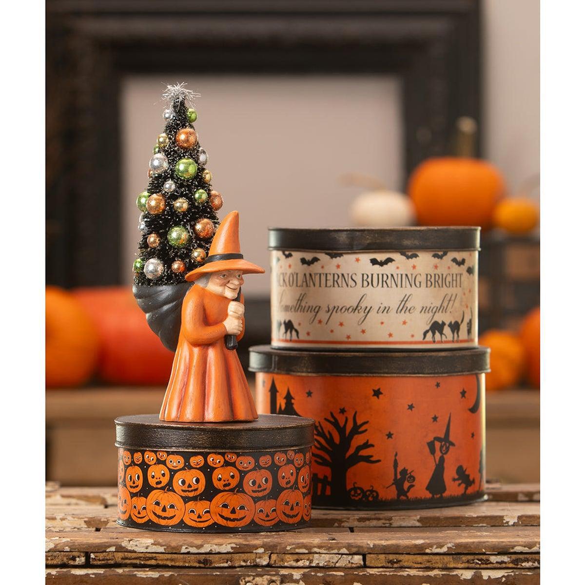 Shop For Halloween Vintage Tins Set/3