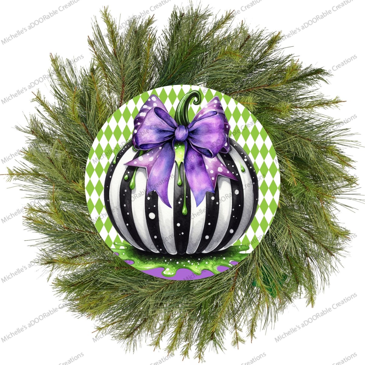 Shop For Halloween Zombie Black White Pumpkin Sign