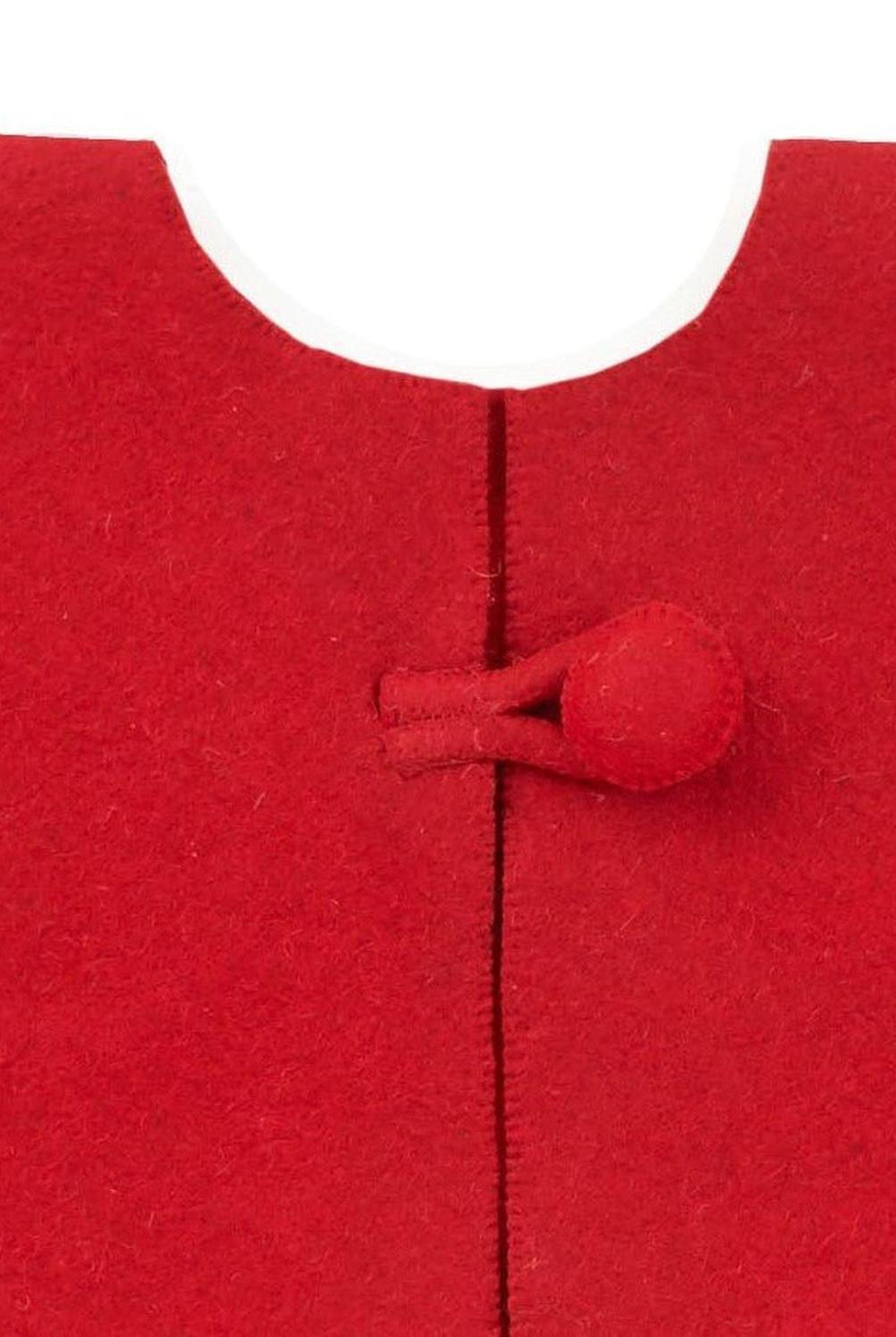 Handmade Candy Canes Red Felt Christmas Tree Skirt Felt 60" Arcadia Home