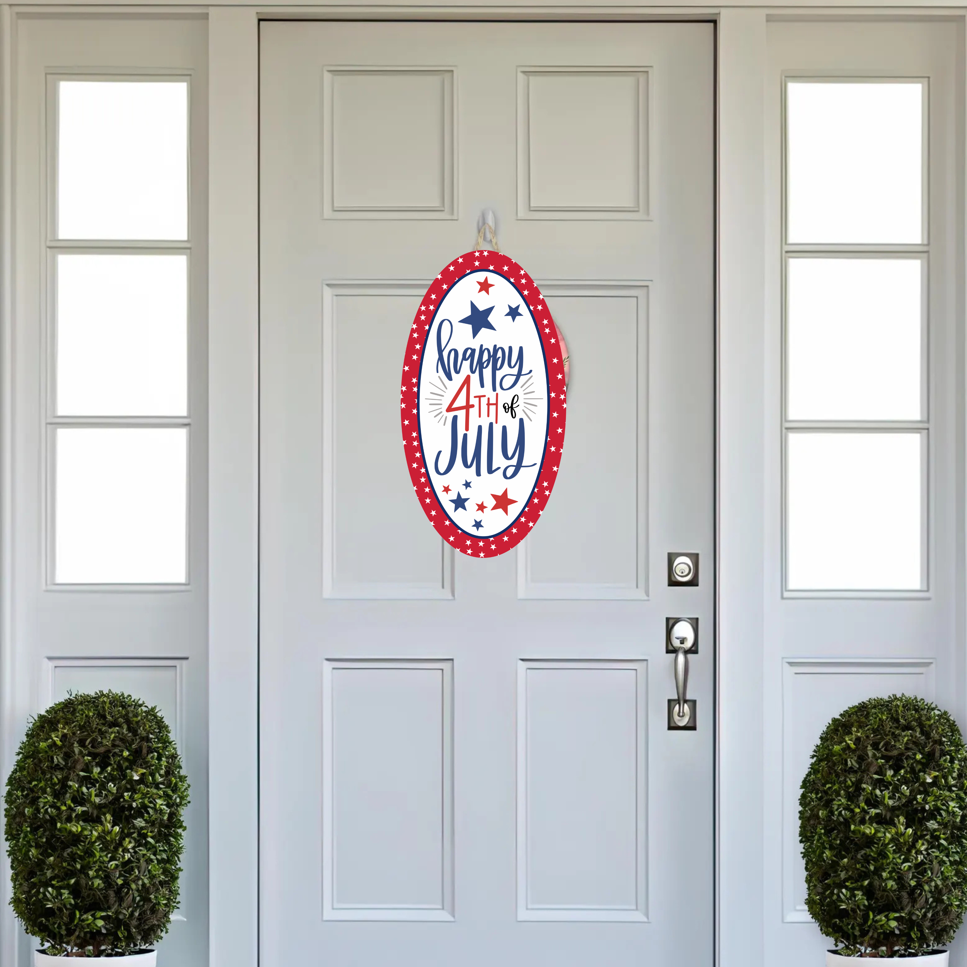 Shop For Happy 4th of July Oval Sign