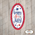 Shop For Happy 4th of July Oval Sign