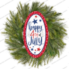 Shop For Happy 4th of July Oval Sign