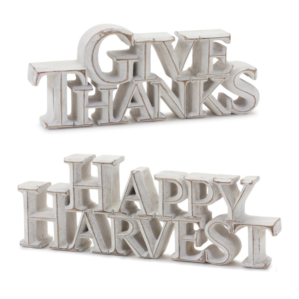 Shop For Happy Harvest and Give Thanks Sign (Set of 2) at Michelle's aDOORable Creations