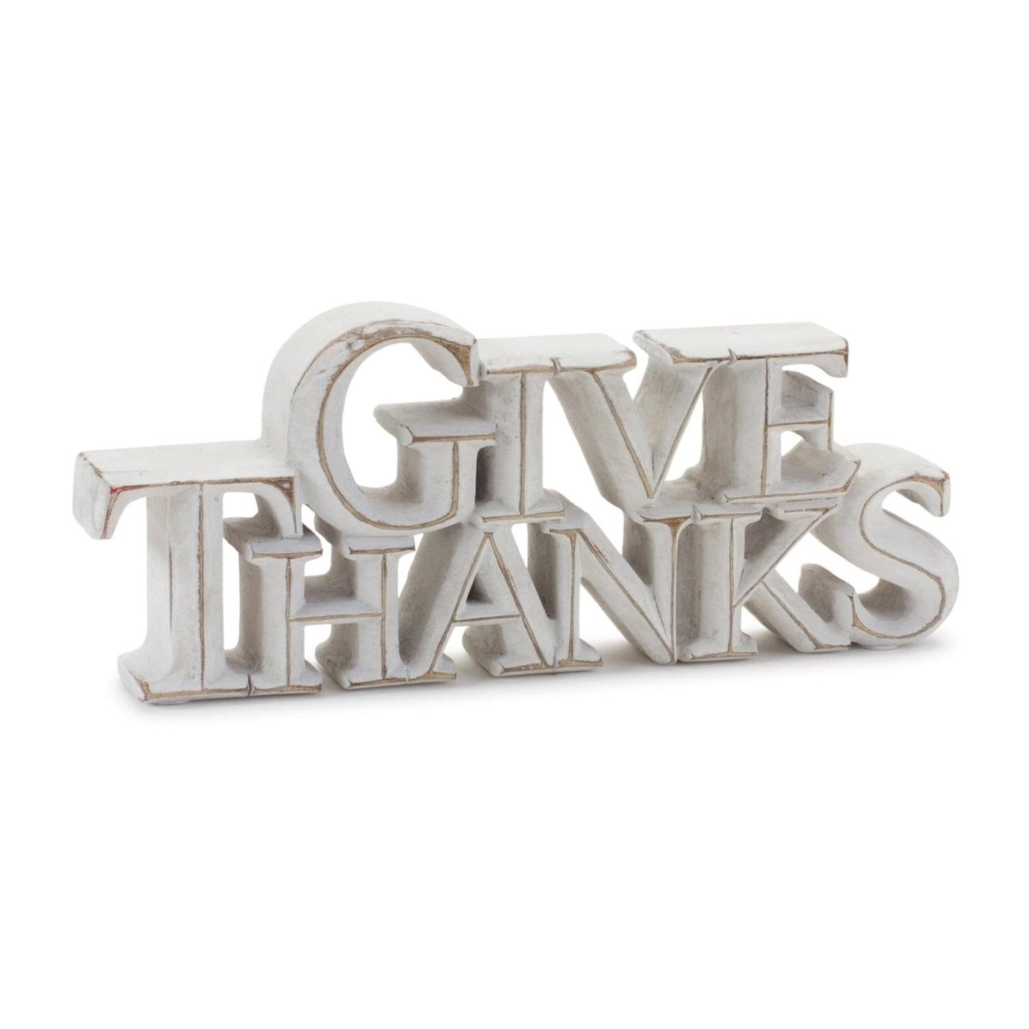 Happy Harvest and Give Thanks Sign (Set of 2)