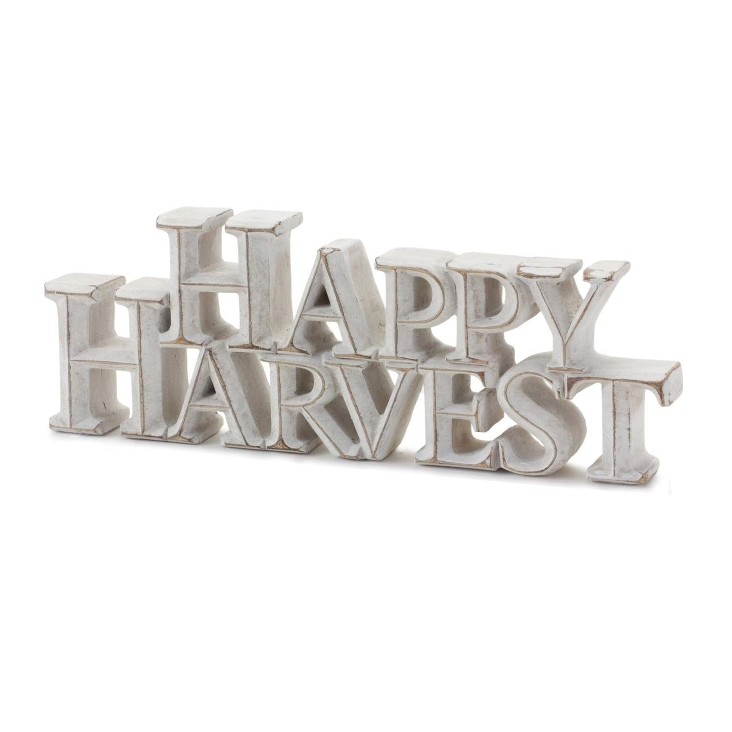 Happy Harvest and Give Thanks Sign (Set of 2)