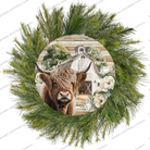 Shop For Highland Cow White Barn Florals Sign