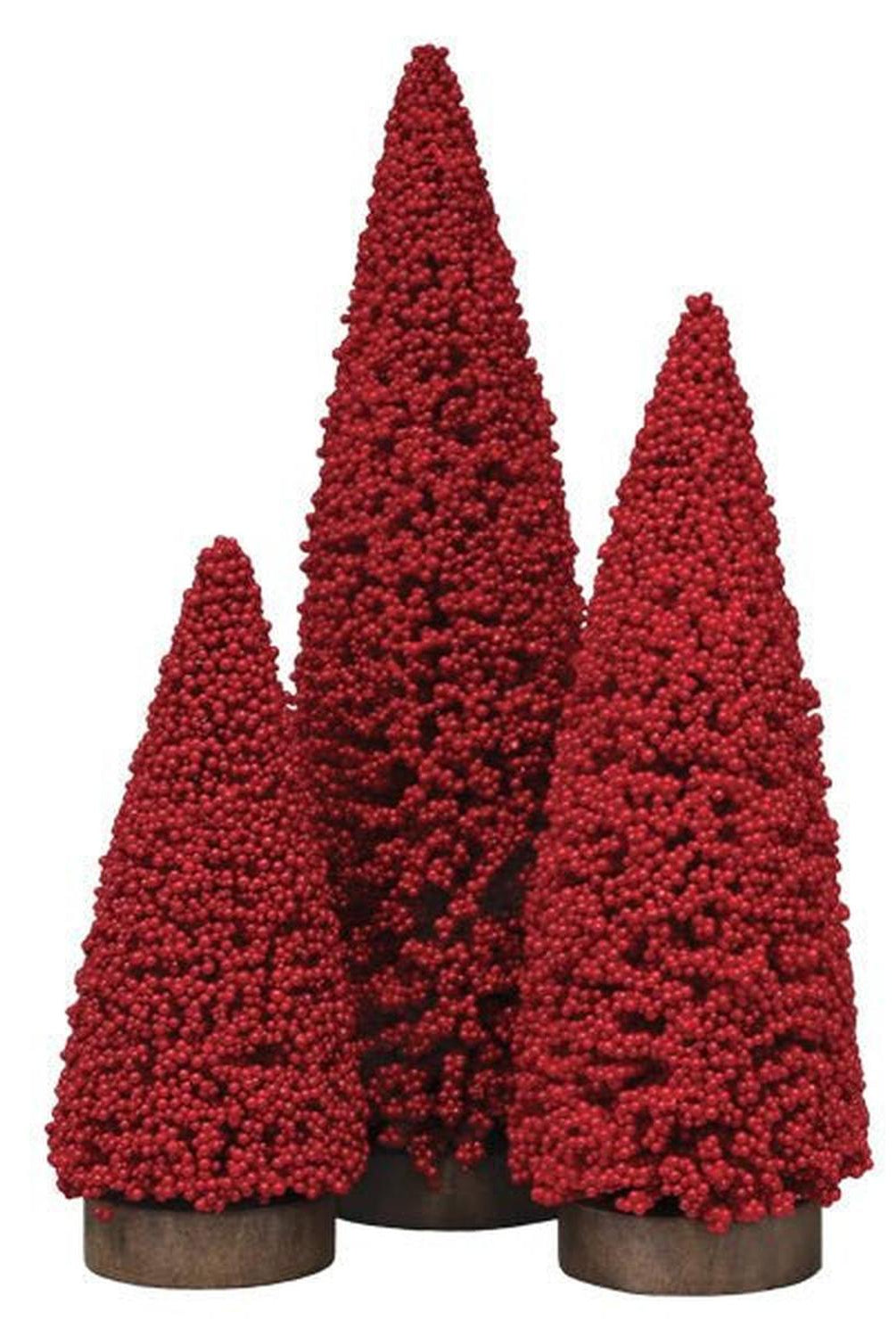 Holiday Berry 3 Tree Set
