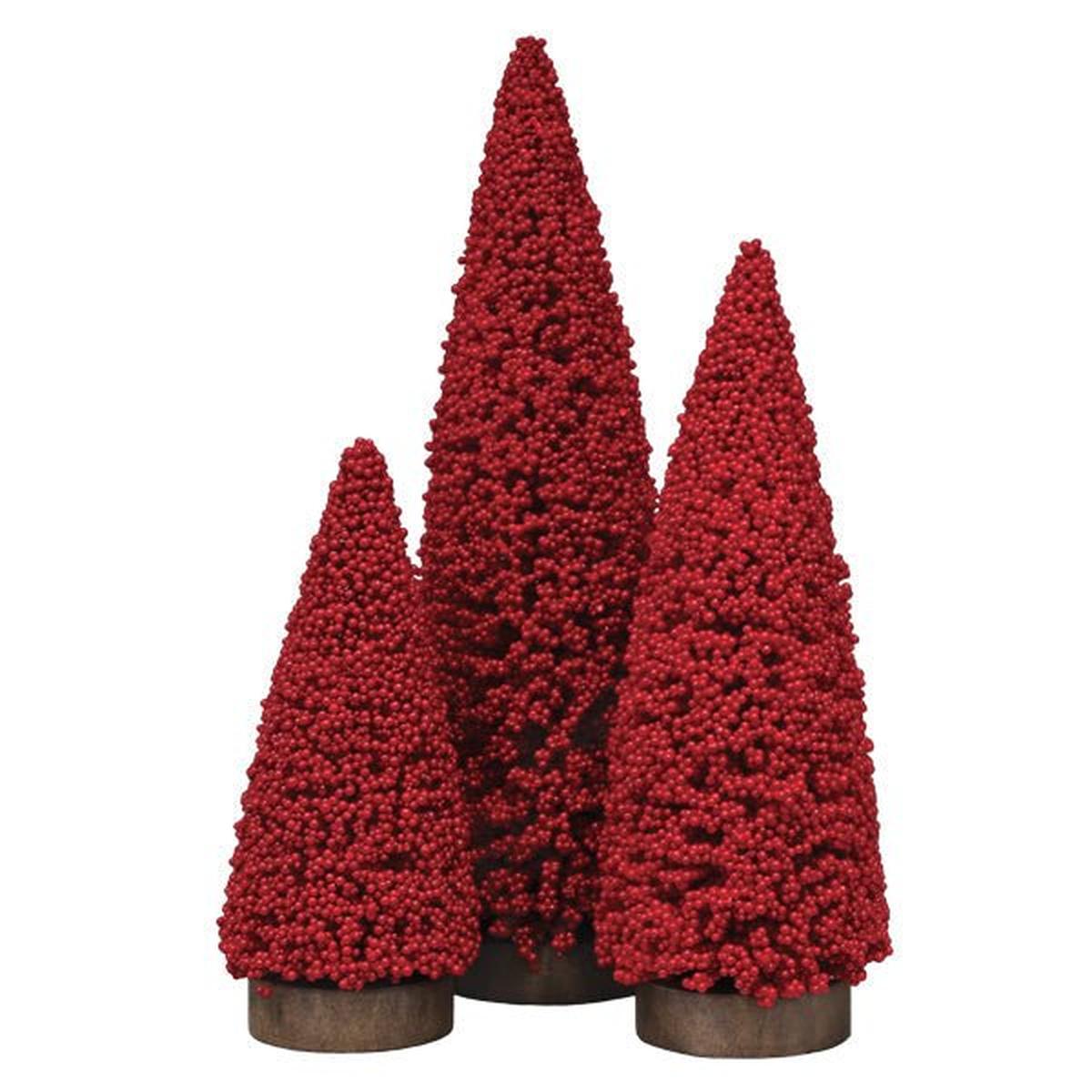 Shop For Holiday Berry 3 Tree Set