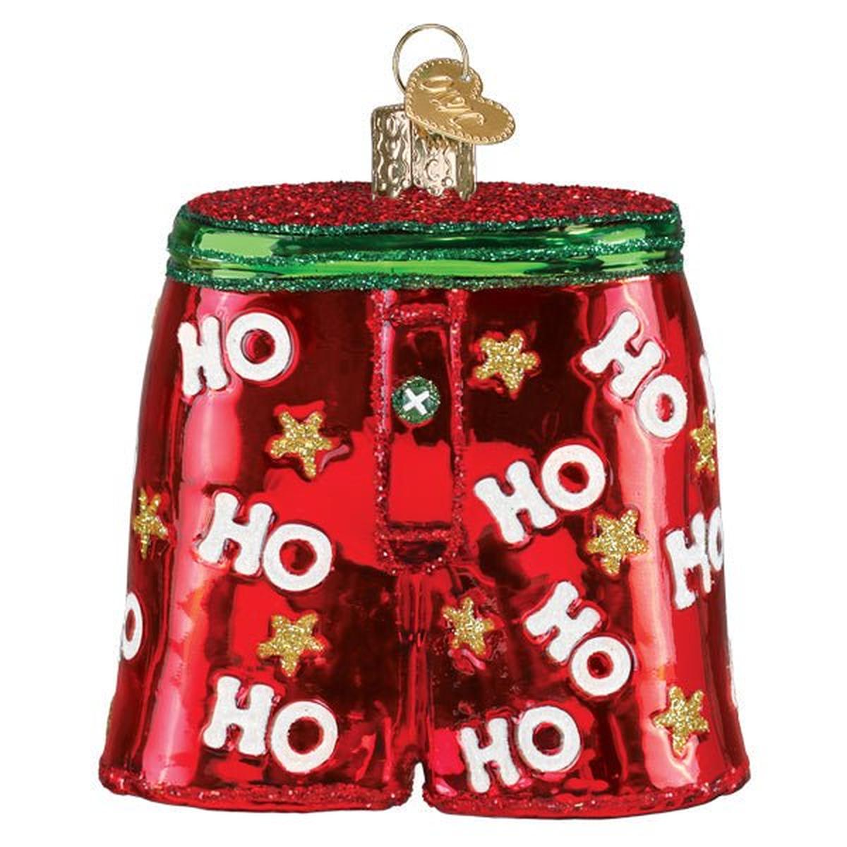 Shop For Holiday Boxer Shorts Ornament