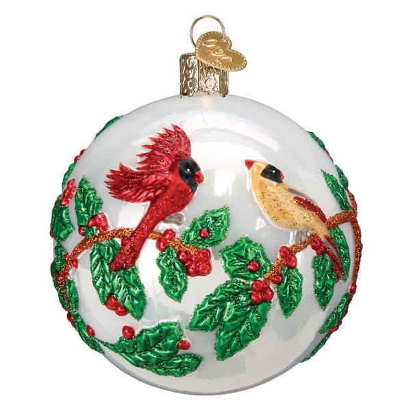 Shop For Hollyberry Birds Round Ornament