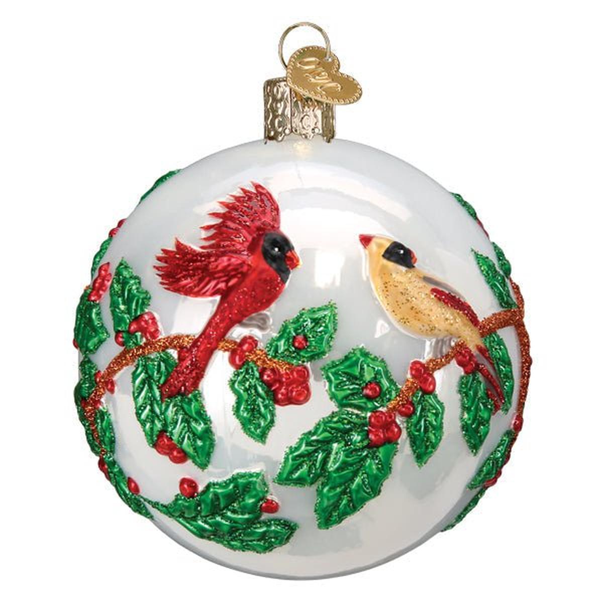 Shop For Hollyberry Birds Round Ornament