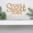 Shop For Home Sweet Home Word Wood Cutout - Unfinished Wood at Michelle's aDOORable Creations