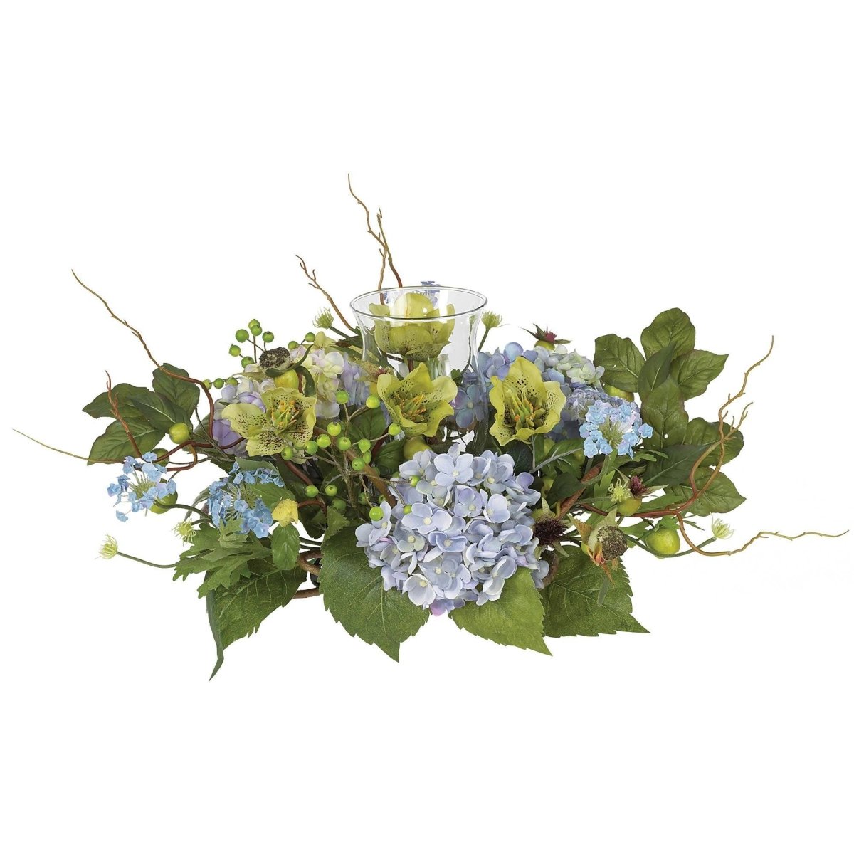 Shop For Hydrangea Candle Holder Centerpiece