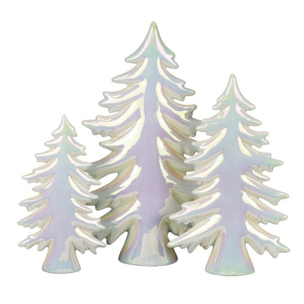 Shop For Iridescent Ceramic Trees Set