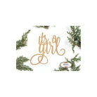 Shop For It's a Girl Script Word Wood Cutout - Unfinished Wood at Michelle's aDOORable Creations