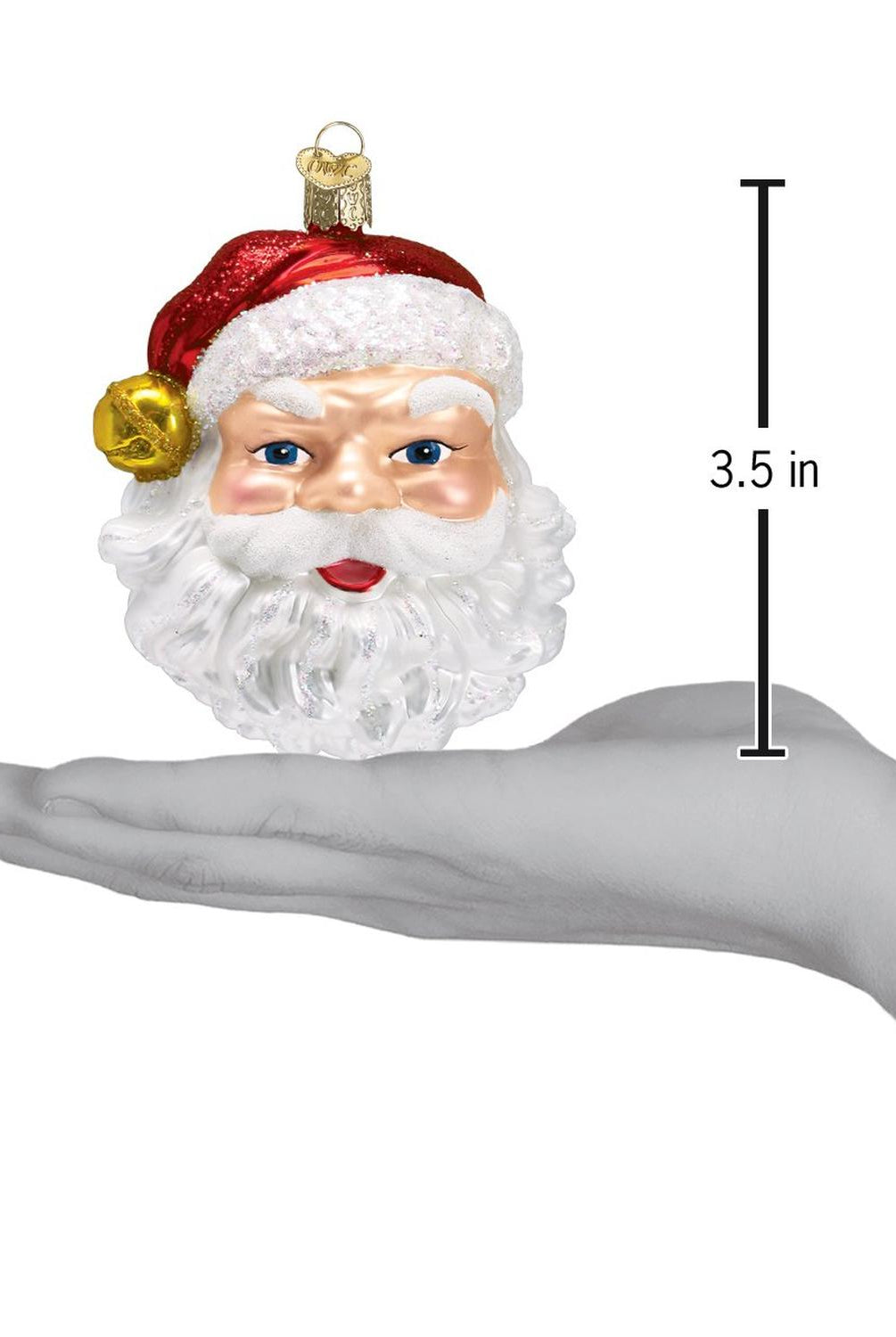 Jingle Bell Santa Ornament