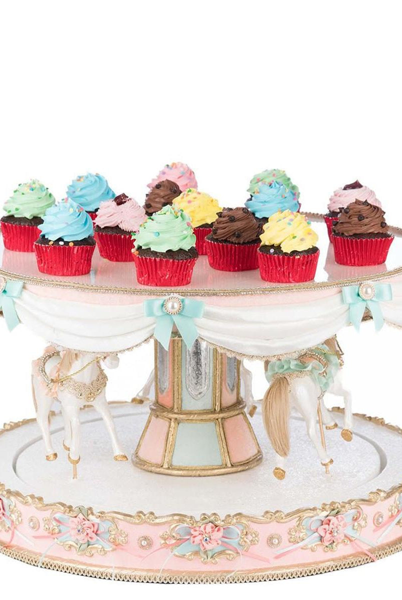 Shop For Joyeux Noel Carousel Server by Katherine's Collection