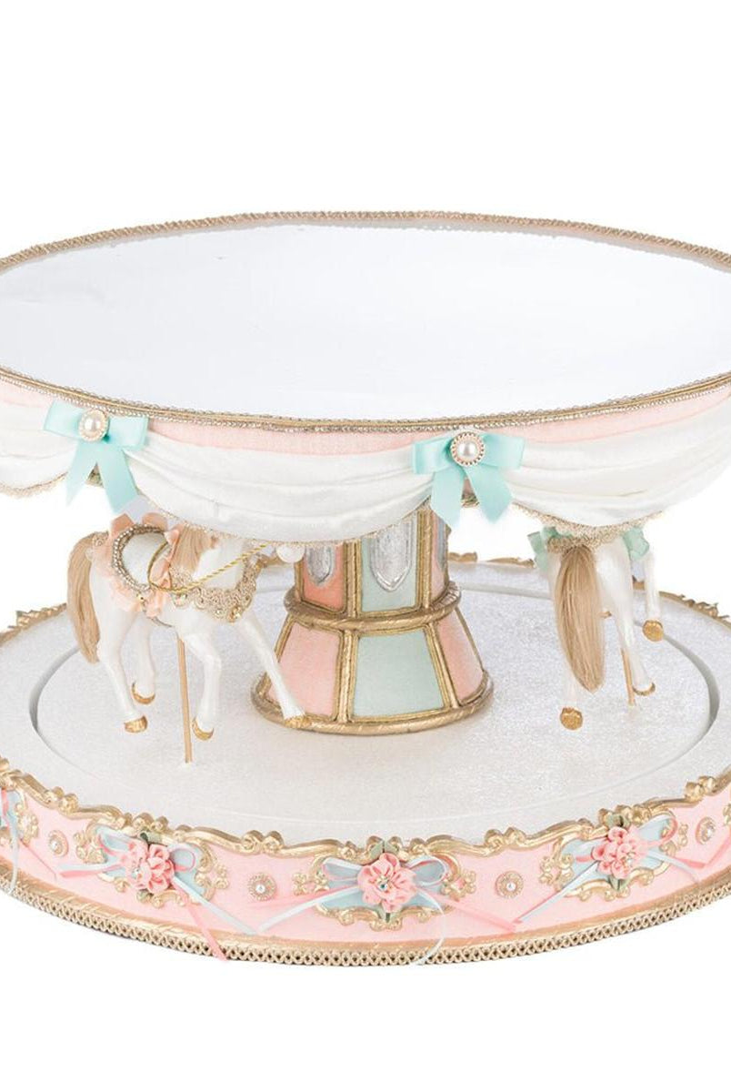 Shop For Joyeux Noel Carousel Server by Katherine's Collection
