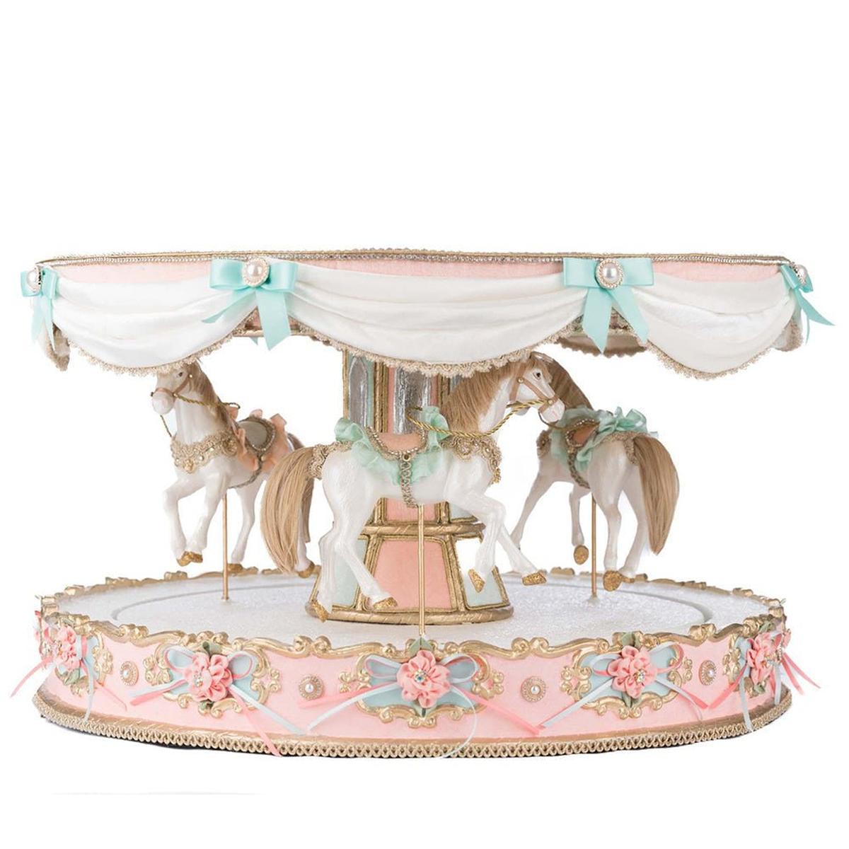 Shop For Joyeux Noel Carousel Server by Katherine's Collection