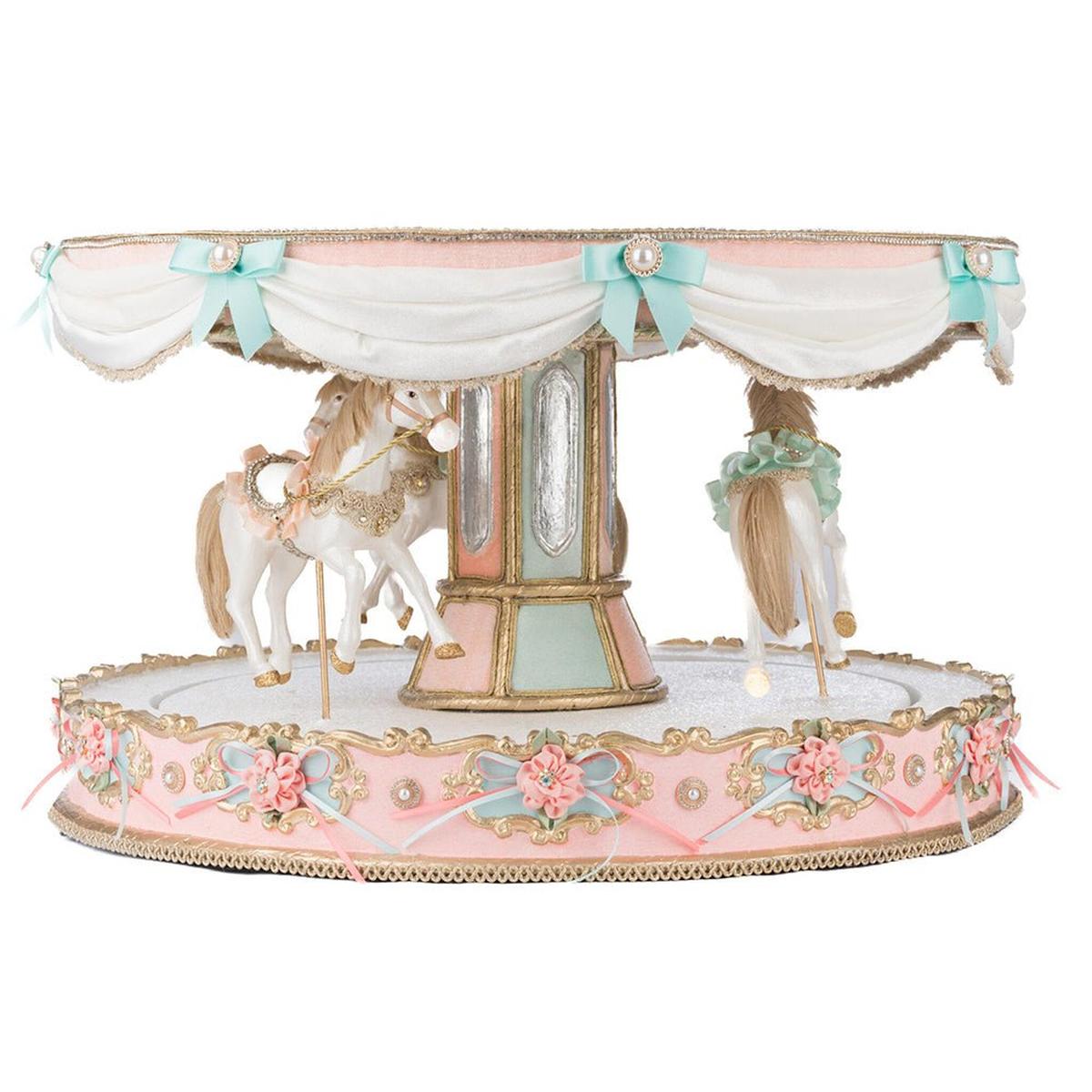 Shop For Joyeux Noel Carousel Server by Katherine's Collection