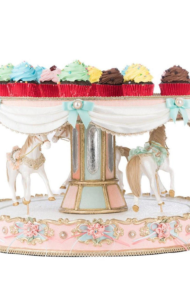 Shop For Joyeux Noel Carousel Server by Katherine's Collection