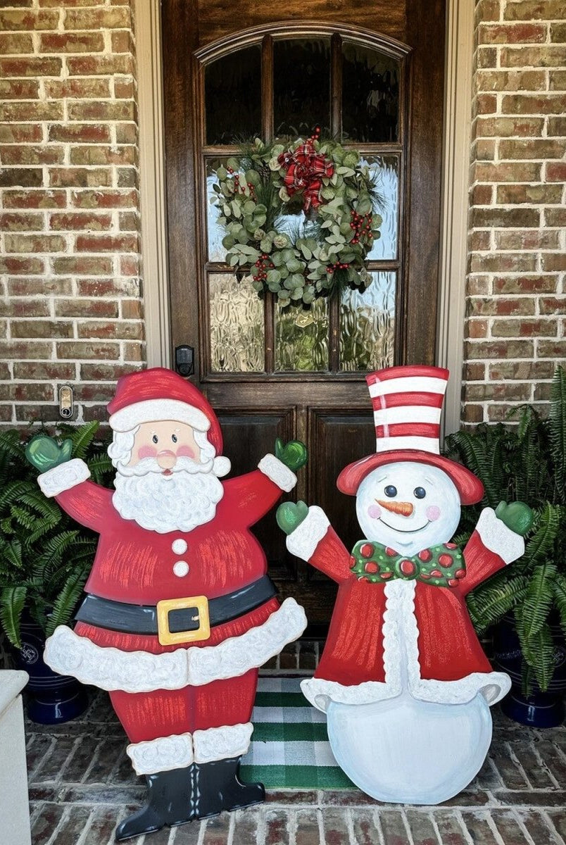 Shop For Joyful Santa Yard (Stake/Hanger/Easel)