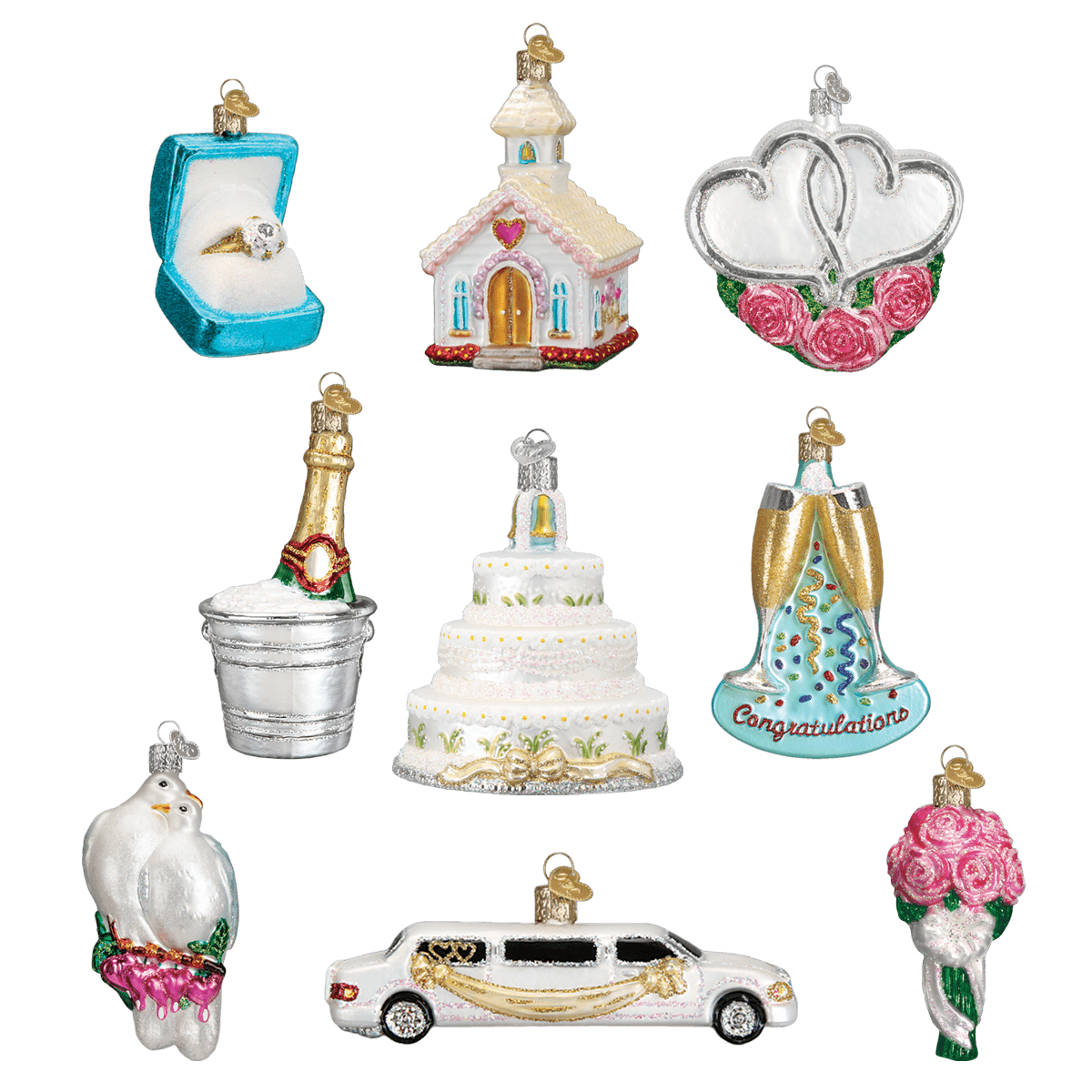 Shop For Just Married Collection Ornaments