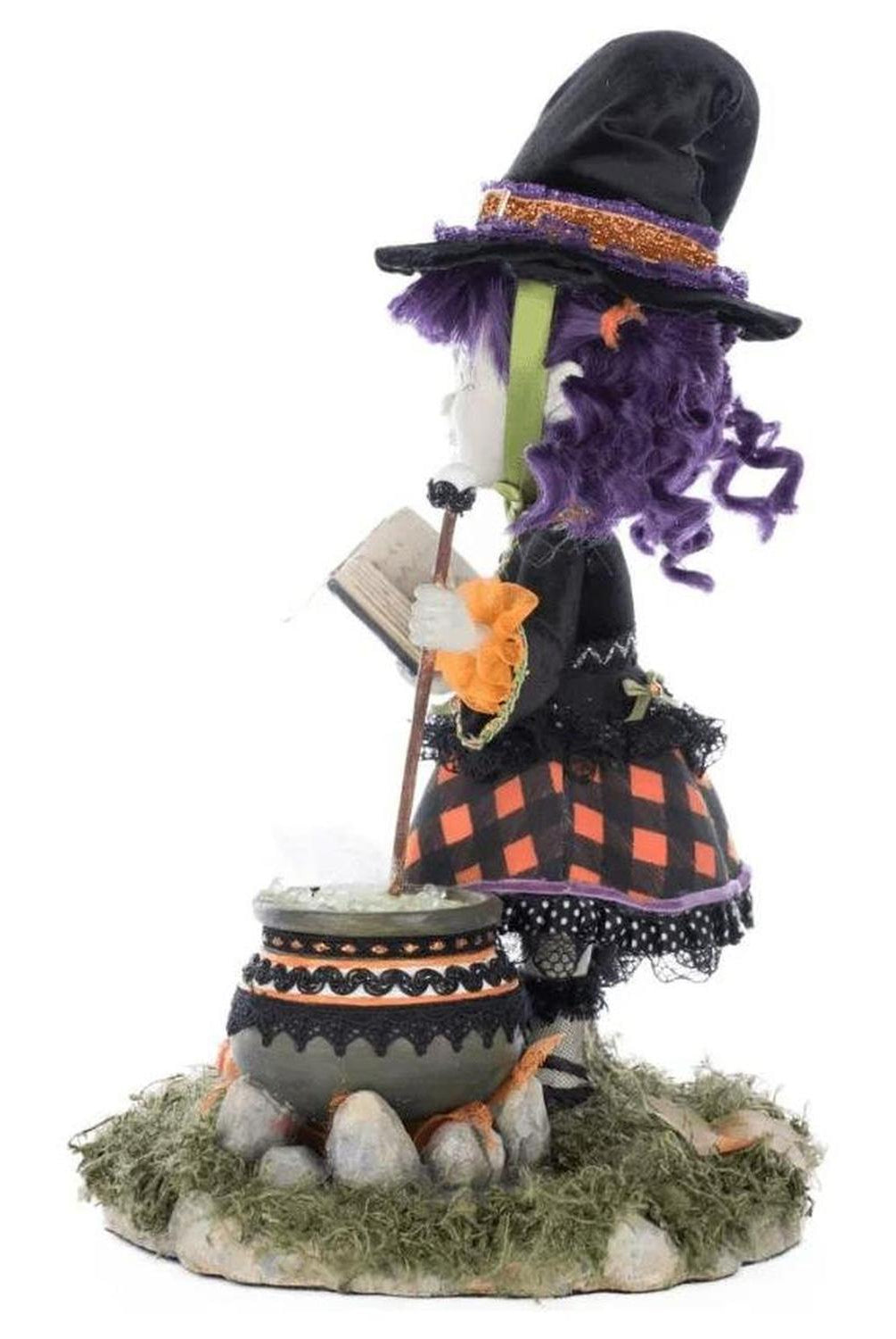 Katherine's Collection 11" Poppy Broomson Witch Tabletop