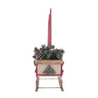 Shop For Katherine's Collection 12.25" North Country Christmas Sleigh Candle Holder