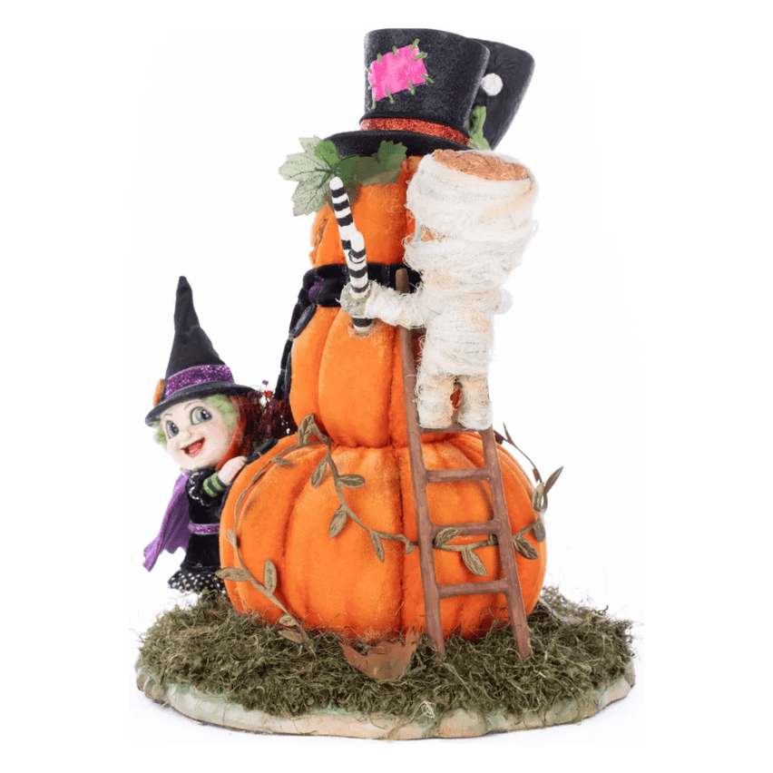 Shop For Katherine's Collection 13" Ghouls Building Pumpkin Man