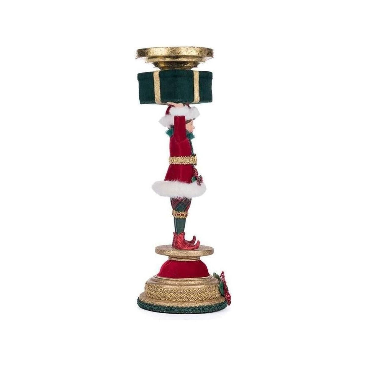 Shop For Katherine's Collection 13" Holiday Magic Elf Candlestick