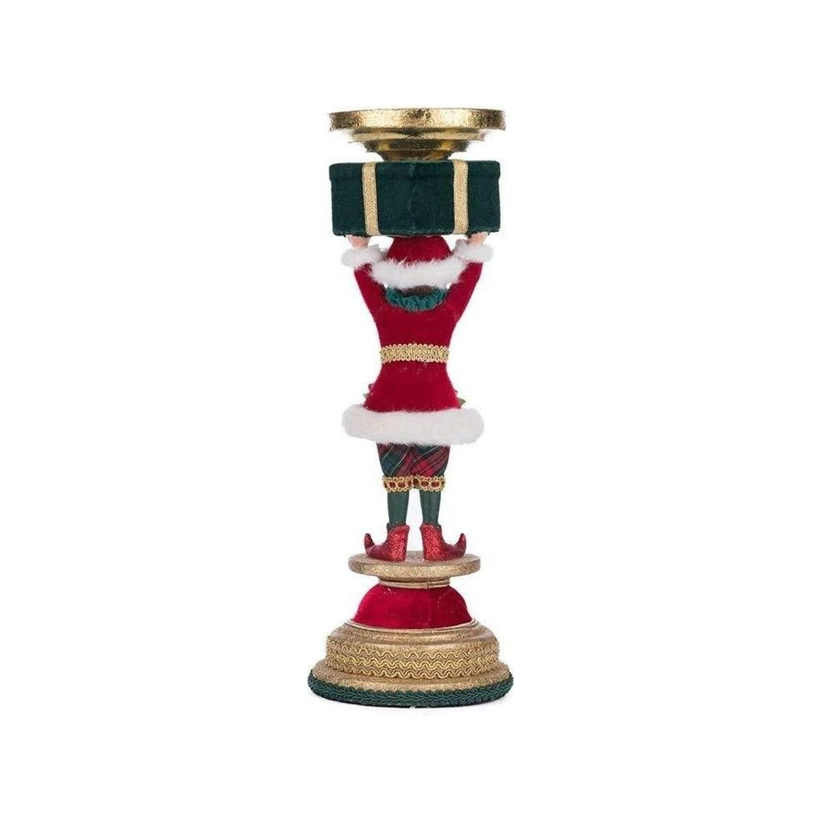 Shop For Katherine's Collection 13" Holiday Magic Elf Candlestick