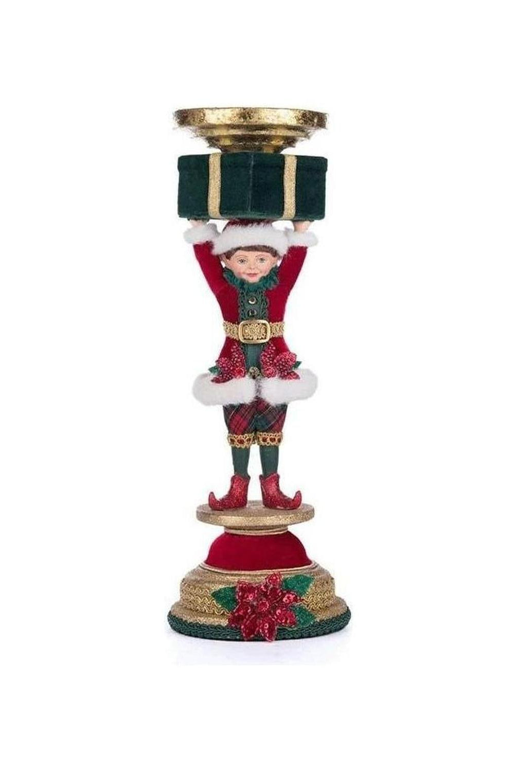 Katherine's Collection 13" Holiday Magic Elf Candlestick