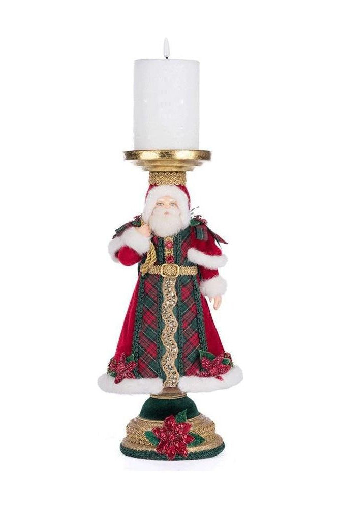 Shop For Katherine's Collection 13.5" Holiday Magic Santa Candlestick