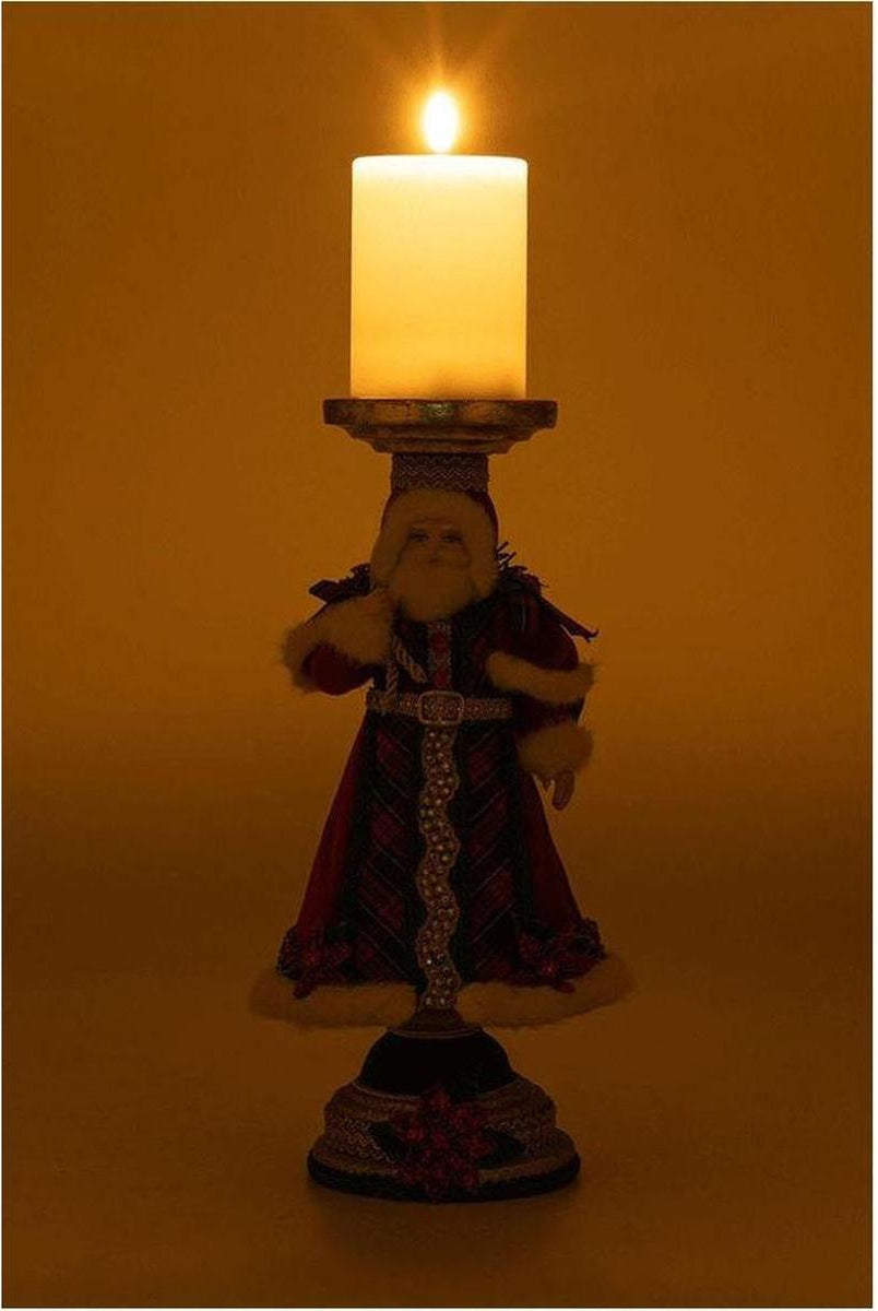 Shop For Katherine's Collection 13.5" Holiday Magic Santa Candlestick