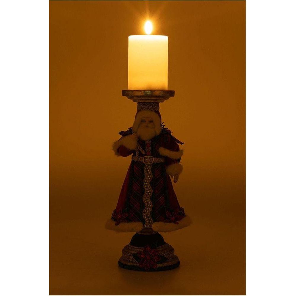 Shop For Katherine's Collection 13.5" Holiday Magic Santa Candlestick