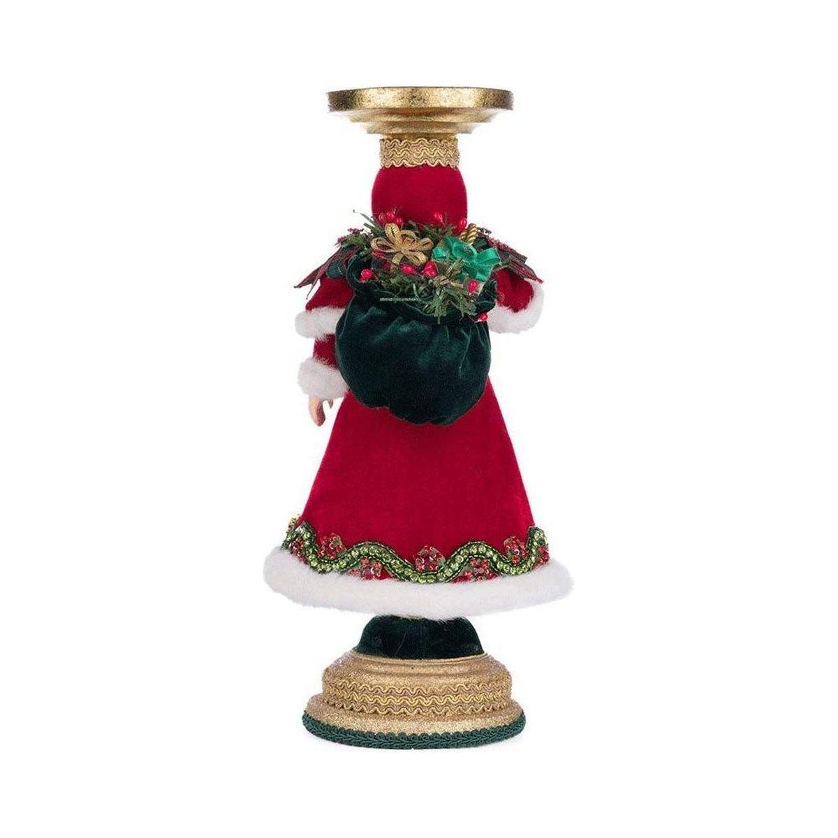 Shop For Katherine's Collection 13.5" Holiday Magic Santa Candlestick