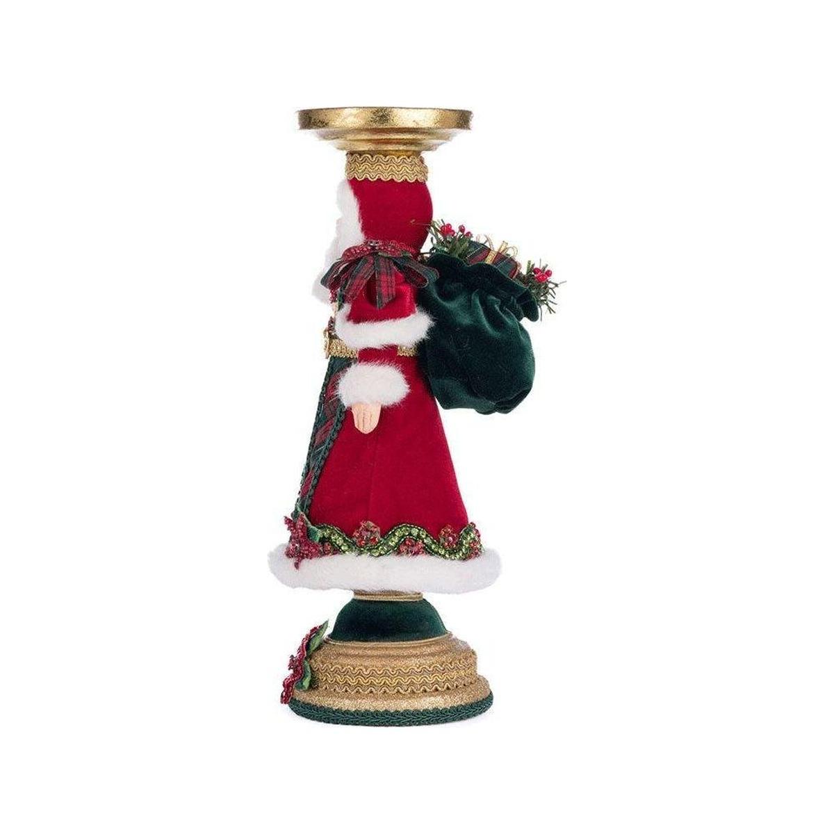 Shop For Katherine's Collection 13.5" Holiday Magic Santa Candlestick