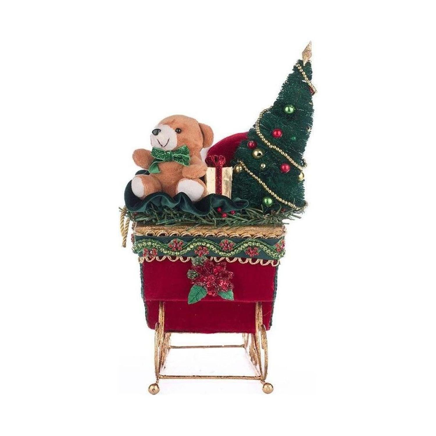 Katherine's Collection 14.5" Holiday Magic Table Top Sleigh