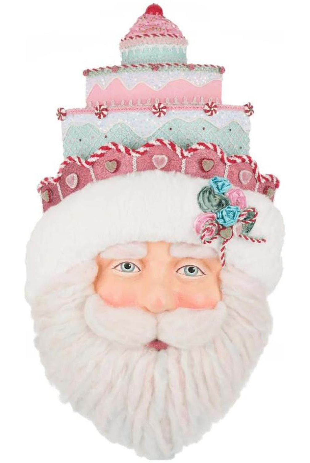 Katherine's Collection 16.5" Sweet Delights Santa Wall Mask