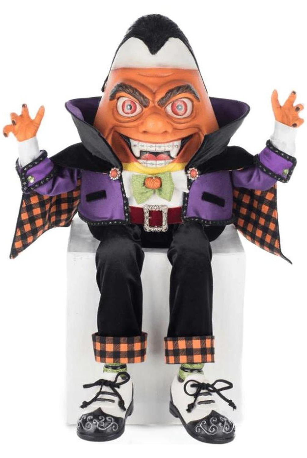 Katherine's Collection 19" Count Candy Corn Ledge Sitter