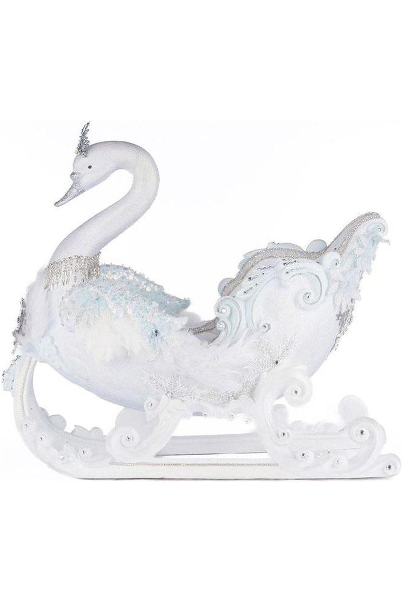 Shop For Katherine's Collection 21" Dazzling Swan Sleigh