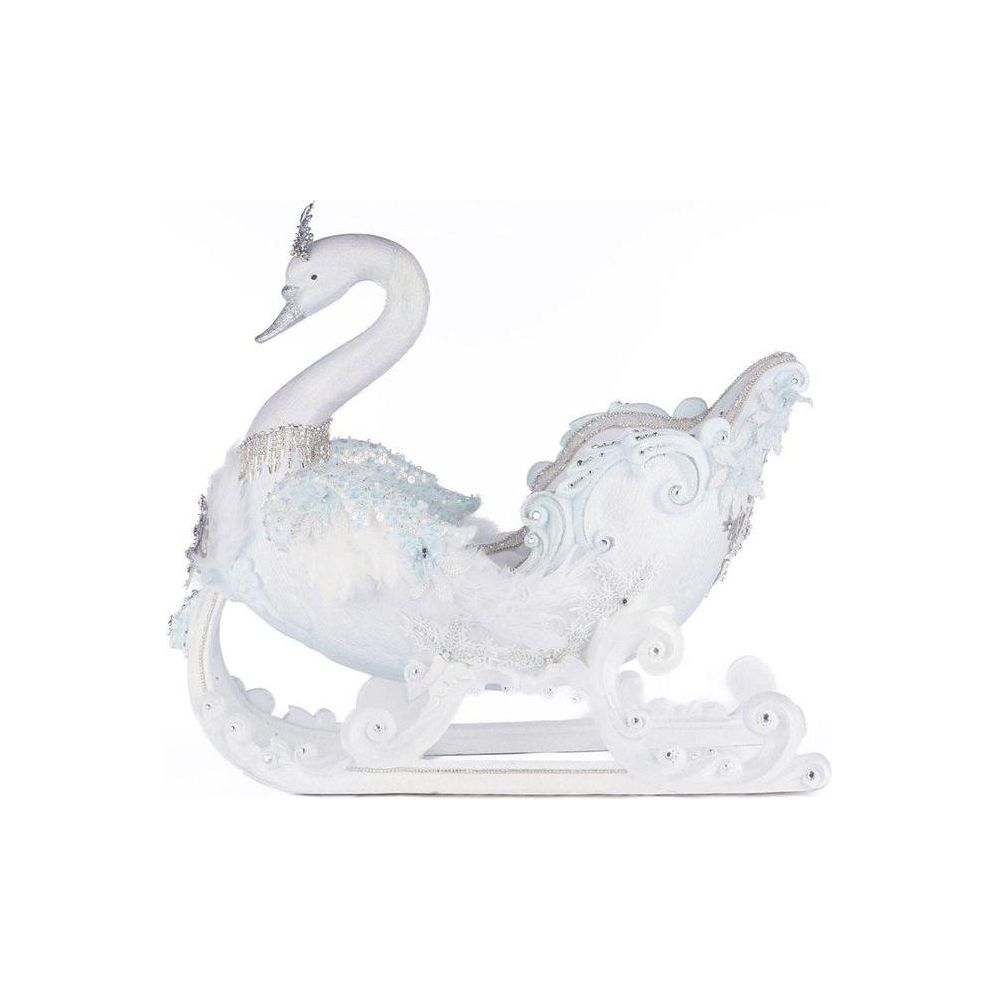 Shop For Katherine's Collection 21" Dazzling Swan Sleigh