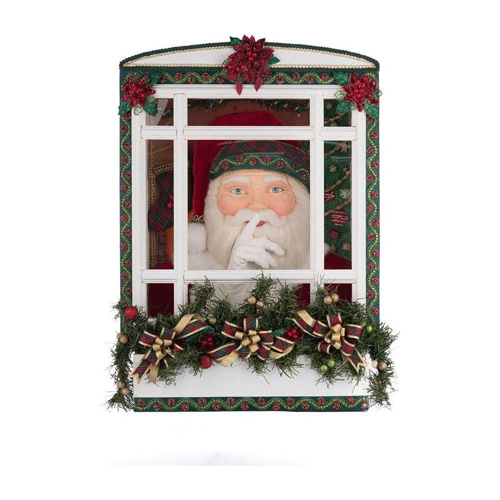 Shop For Katherine's Collection 26.5" Holiday Magic Santa In Window