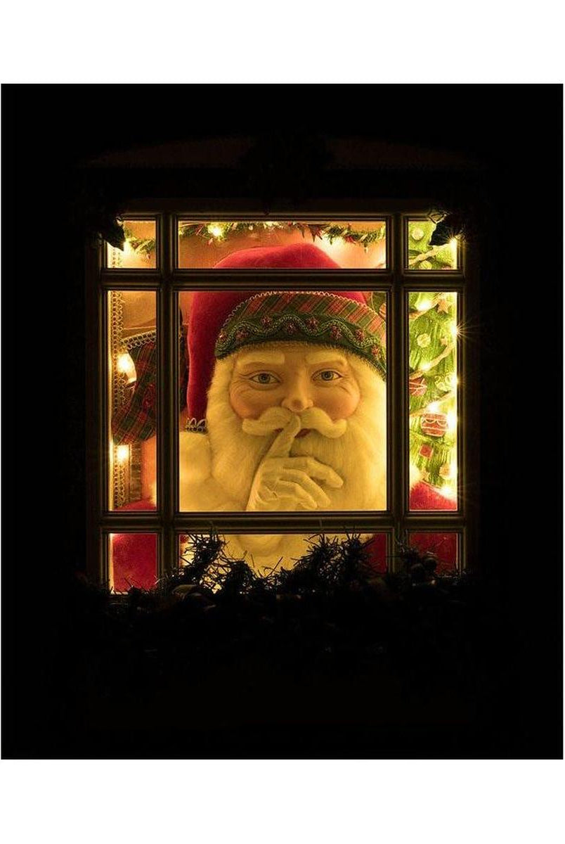 Shop For Katherine's Collection 26.5" Holiday Magic Santa In Window