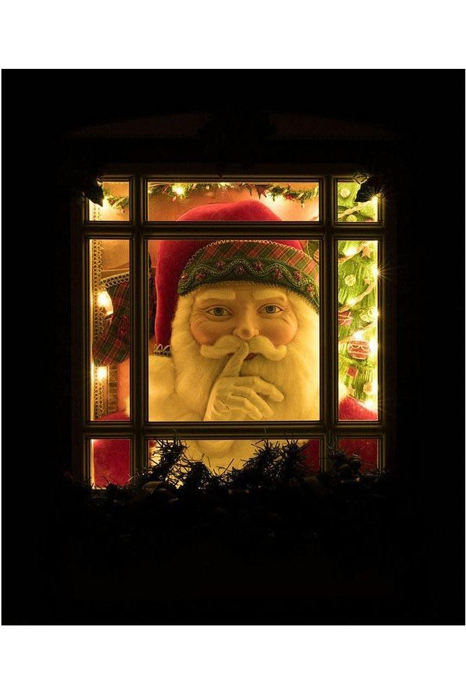 Shop For Katherine's Collection 26.5" Holiday Magic Santa In Window