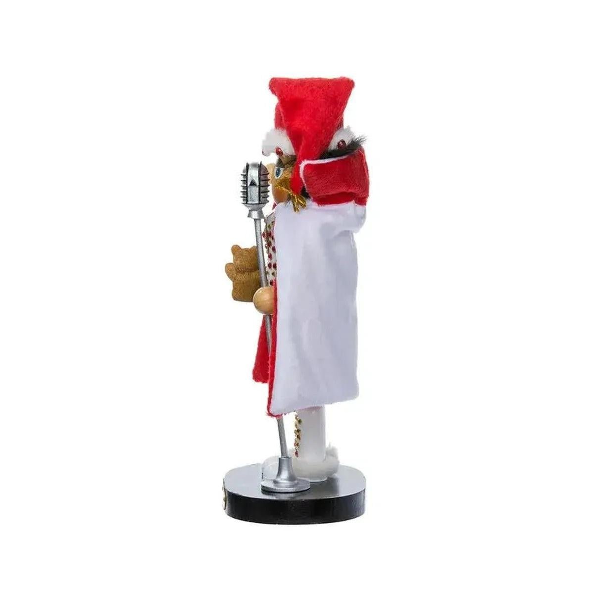 Shop For Kurt Adler 10" Elvis Presley® In White Suit Nutcracker